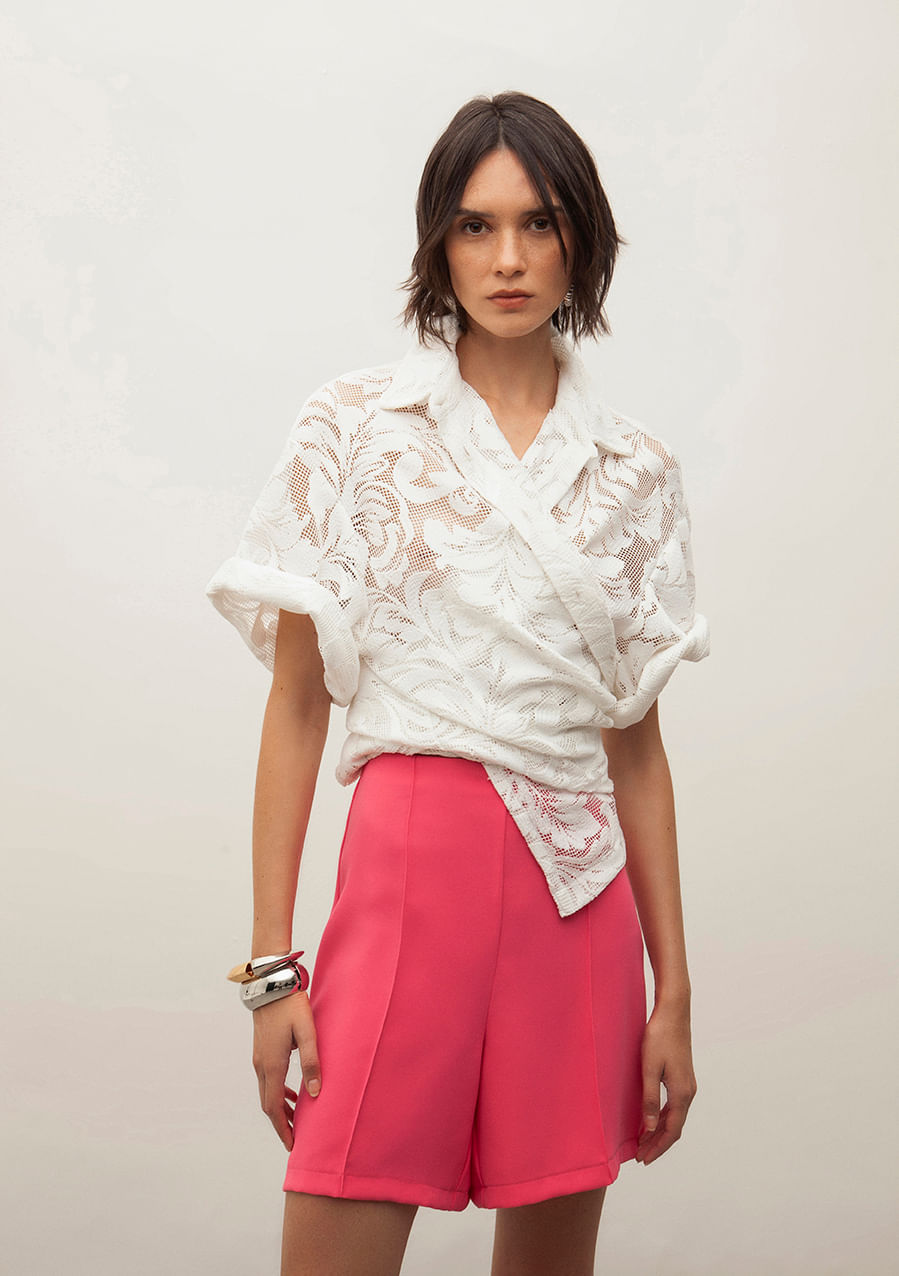 Shorts Iódice Reto Alta Rosa