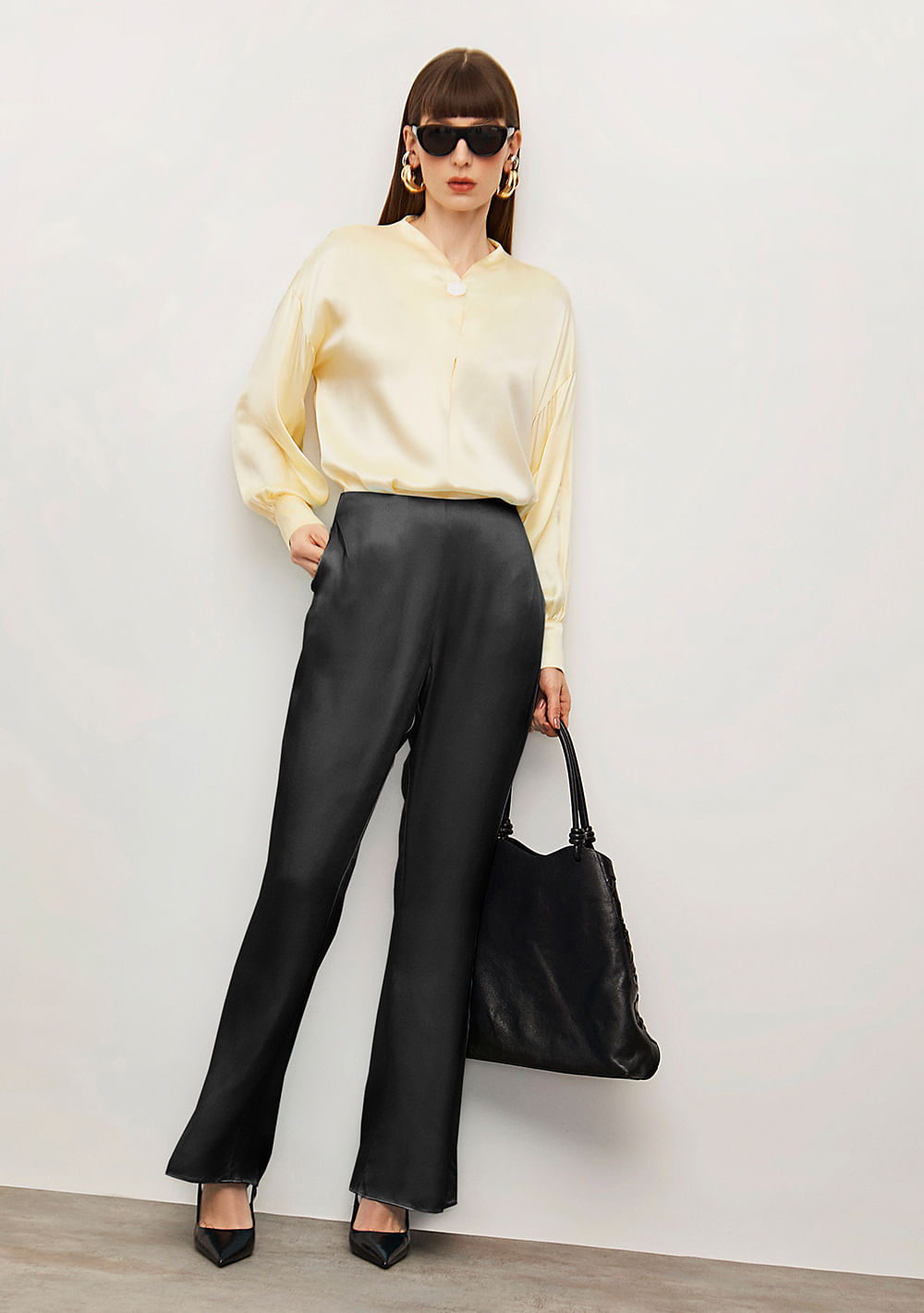 Calça Iódice Boot Cut Alta Preto