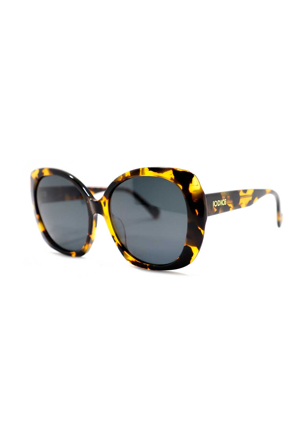 Óculos Butterfly Haste Larga Amarelo