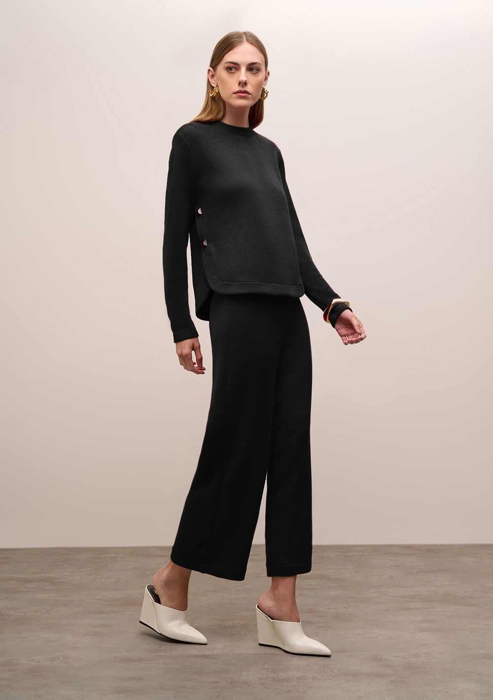 Calça Iódice Jogging Alta Preto