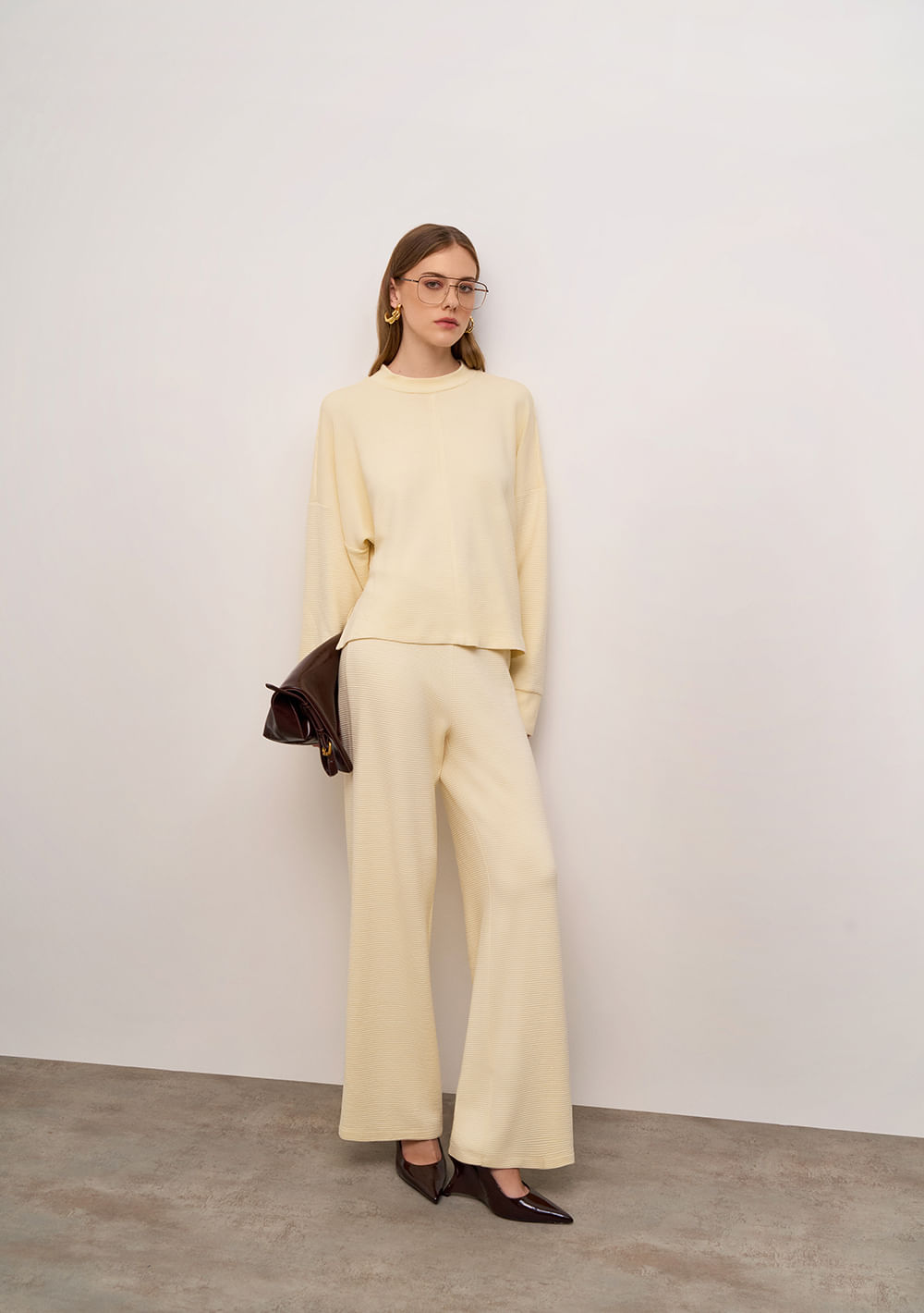 Calça Iódice Wide Alta Off White