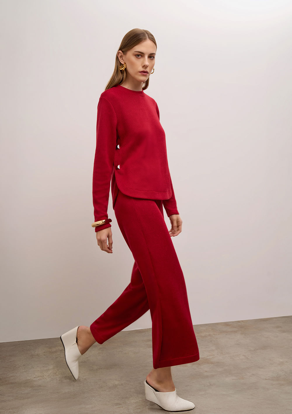 Calça Iódice Jogging Alta Vermelho
