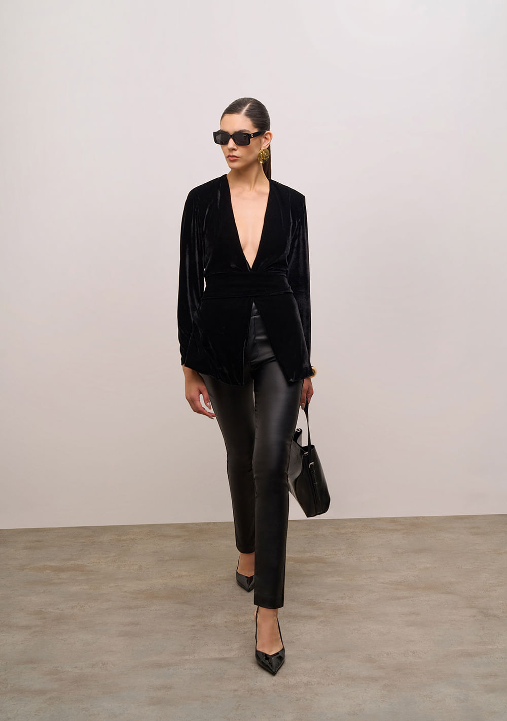 Calça Iódice Skinny Alta Preto